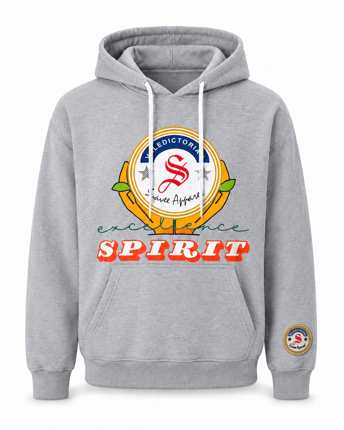 Spearman Bearer Of Light Excellence Spirit Hoodie - Glacier Grey