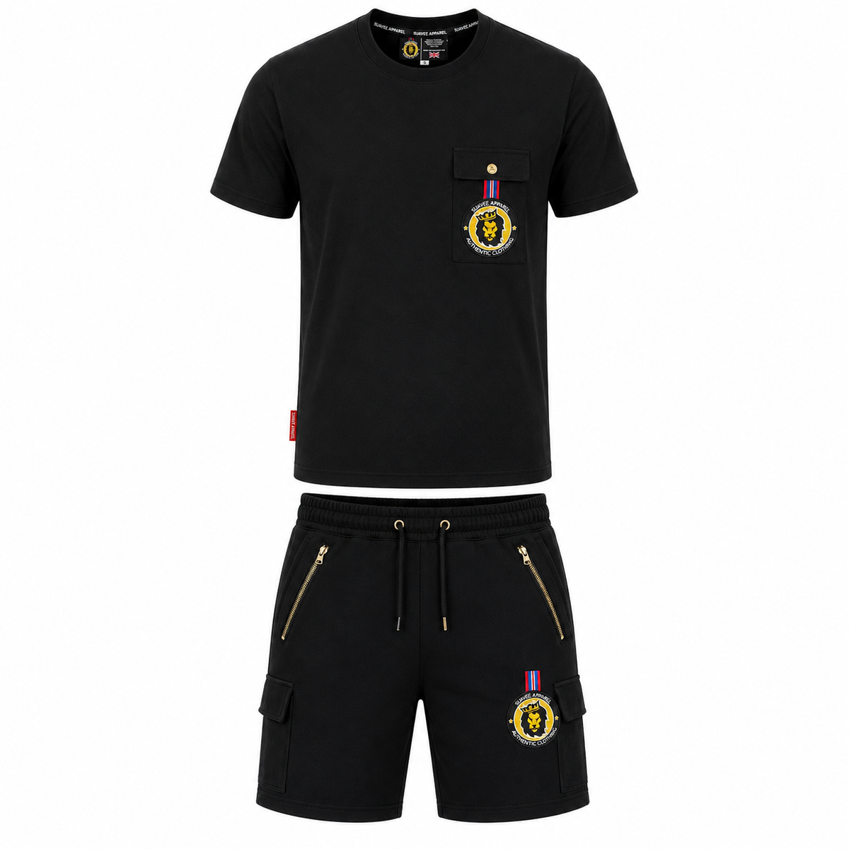 Warrant Officer Supremacy Shorts Set - Noir Black