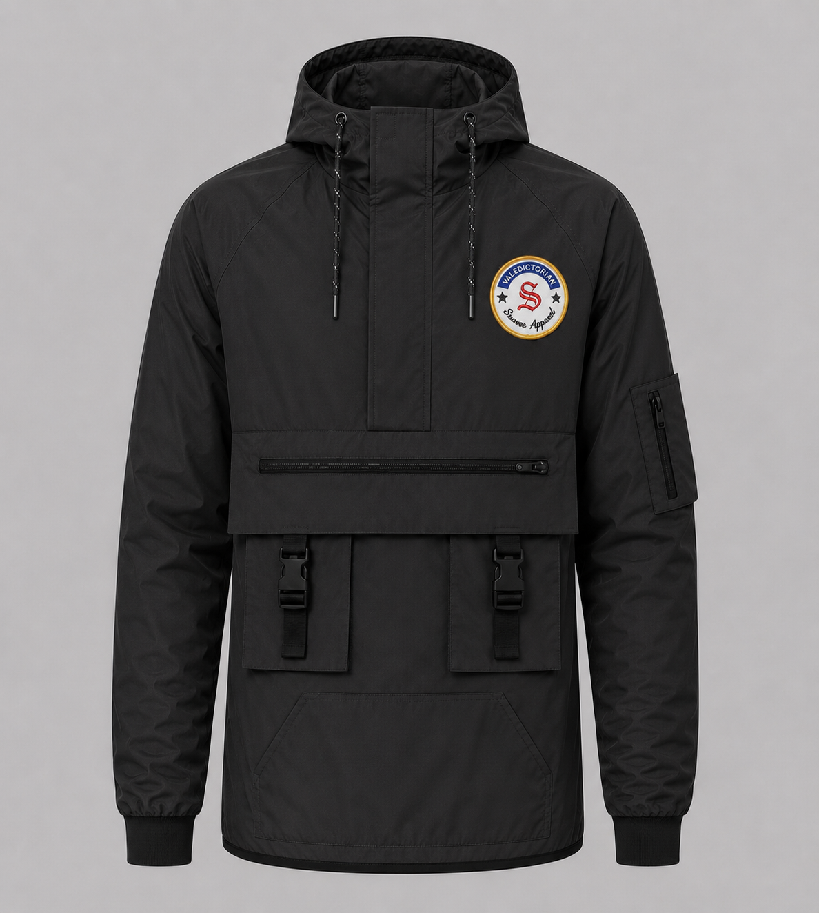 Valedictorian windbreaker black