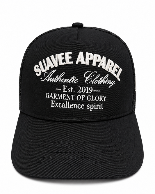 Signature trucker cap black