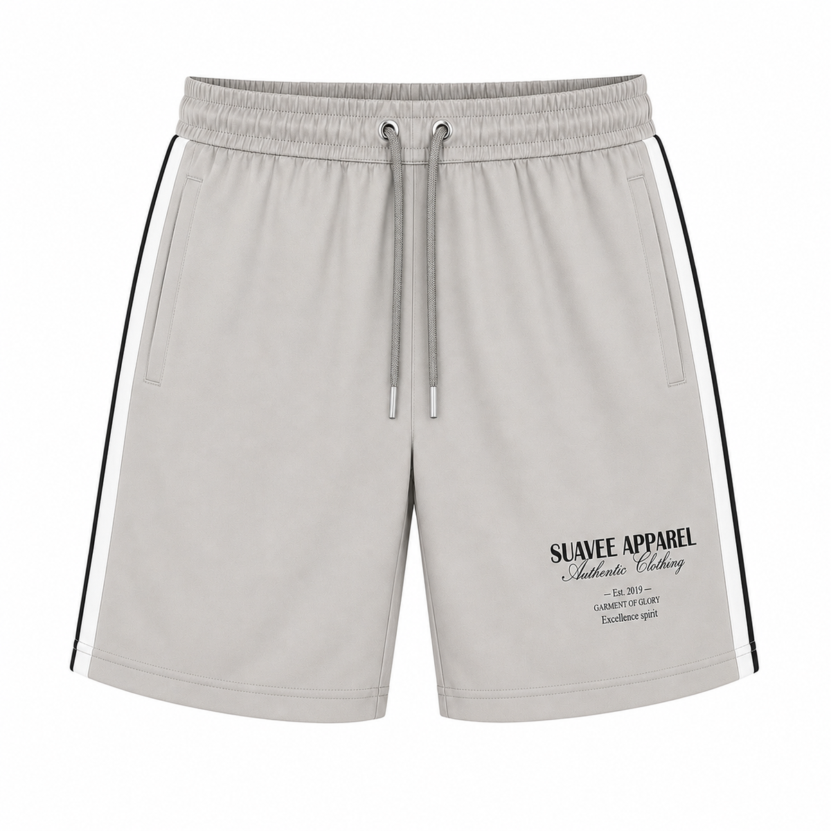 Squadron Leader Ascension Short Set - Grey & White