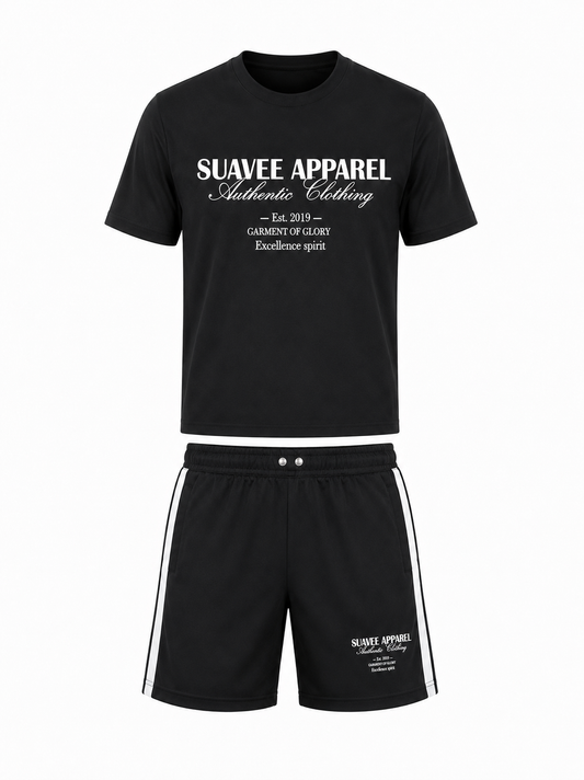 Squadron Leader Ascension Short Set - Black & White