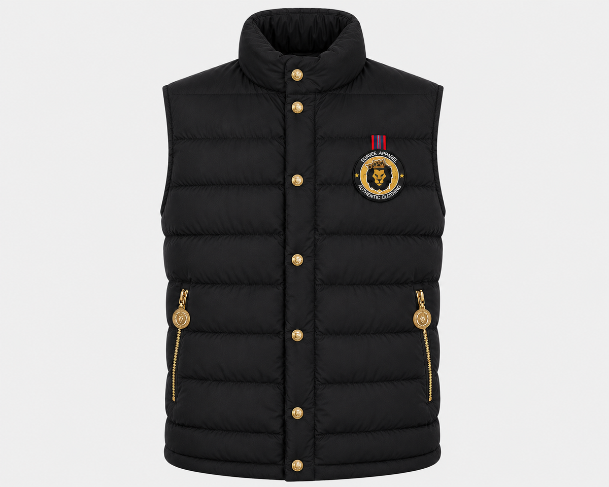 Medallion gilet black
