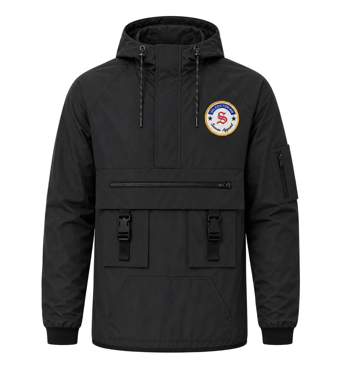Valedictorian windbreaker black