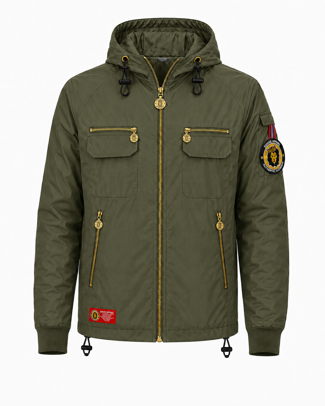 Medallion windbreaker khaki