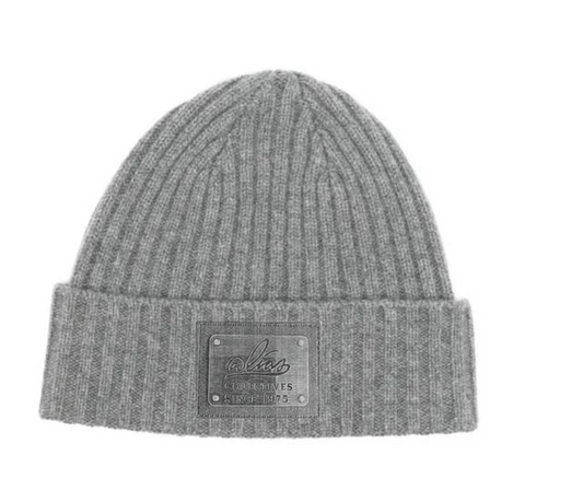 Signature beanie hat grey