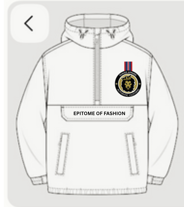 Medallion windbreaker black