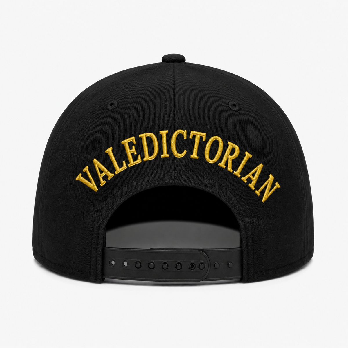 Valedictorian trucker cap black