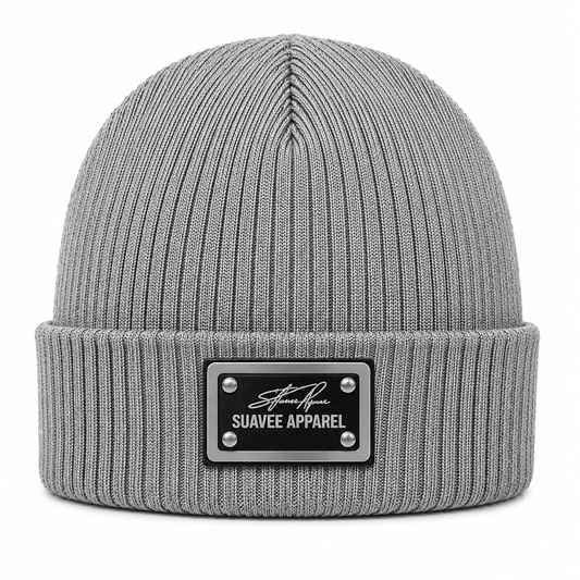 Signature beanie hat grey